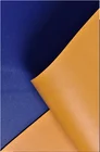 V273 textiles leather product two colors double sided PVC leather fabric for bags table mats craft supplies