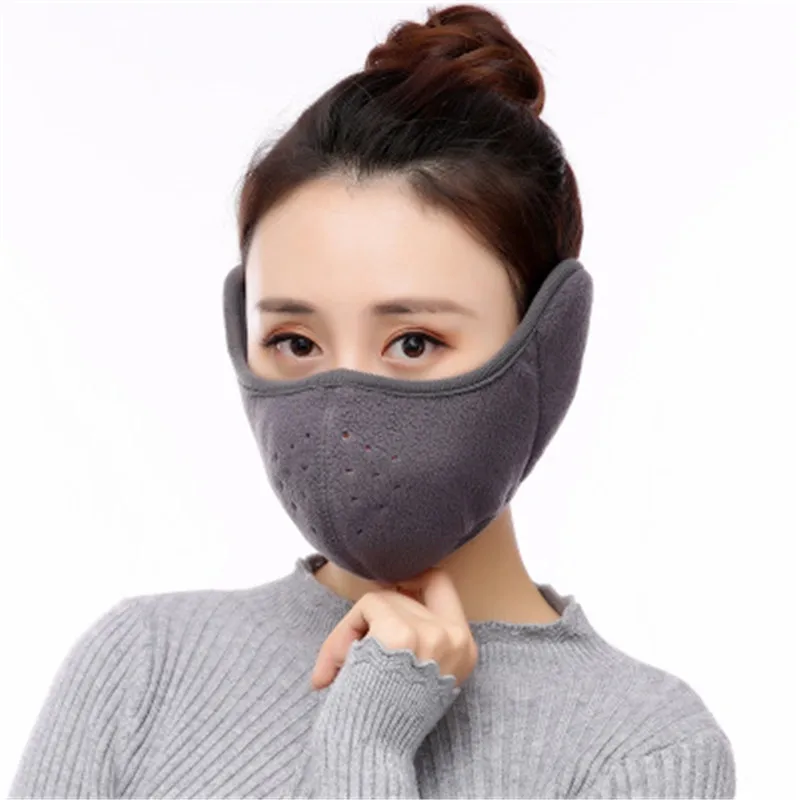 Thickening all-package cycling thickening winter new dust and warmth mask for men and women ear muffs hair R0863