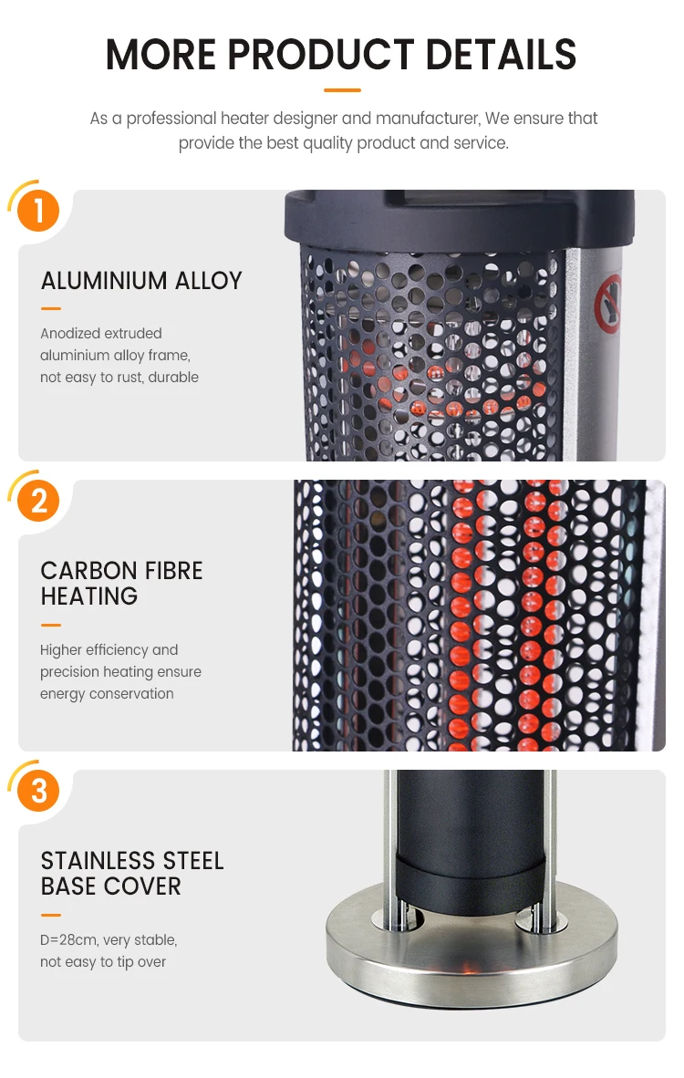 Heater, 1200W, 220V, Portable - detail 12