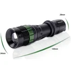 Cree Led Torch Led TOH0356 Aluminium 3W 120lm Cree XPE White LED Tail Cap Switch Torch