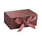 Gift Custom Gift Packaging Foldable Magnetic Gift Box Luxury Gift Box With Ribbon