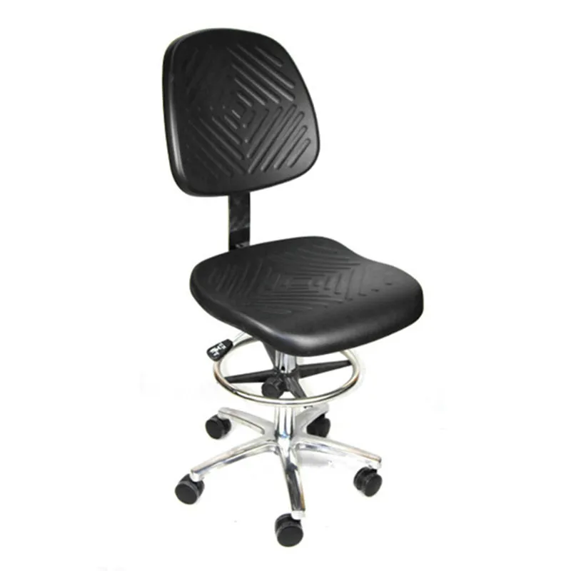 Adjustable Industrial Office Pu Foam Esd Fabric Chair Stool Anti Static