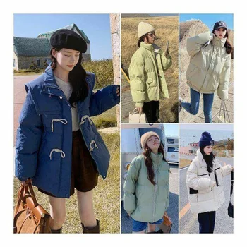 High Quality Outdoor Women's Hooded Zipper Down Jacket High Quality Thick Down Jacket Women