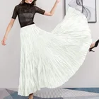 Long Skirt Hot Sale Casual Pleated Irregular Long Elegant Skirt Fashion Solid Color Skirt For Women