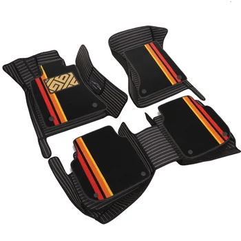 Wholesale custom pvc leather 7d car floor mats fit for honda accord 2018 accessories