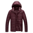 Coats Long Men's Winter Coats Water-Repellent Windproof Thicken Parkas Long Hooded Padded Puffer Jacket