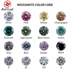 Diamond Cut Redleaf Custom White Loose Moissanite Diamond Cut GRA VVS1 D Color Oval Moissanite