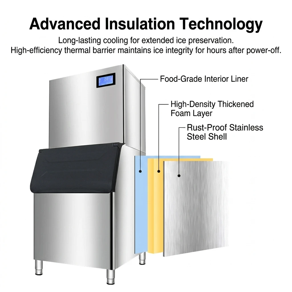Ice Machine, 450kg, 220V - detail 14