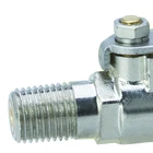 Straight Union Straight Ball Cock 1/4"M X 6 Hose Union