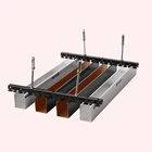 False Decorative False Aluminum Baffle Ceiling For Wall Corridor Hall Shop Showroom Airport