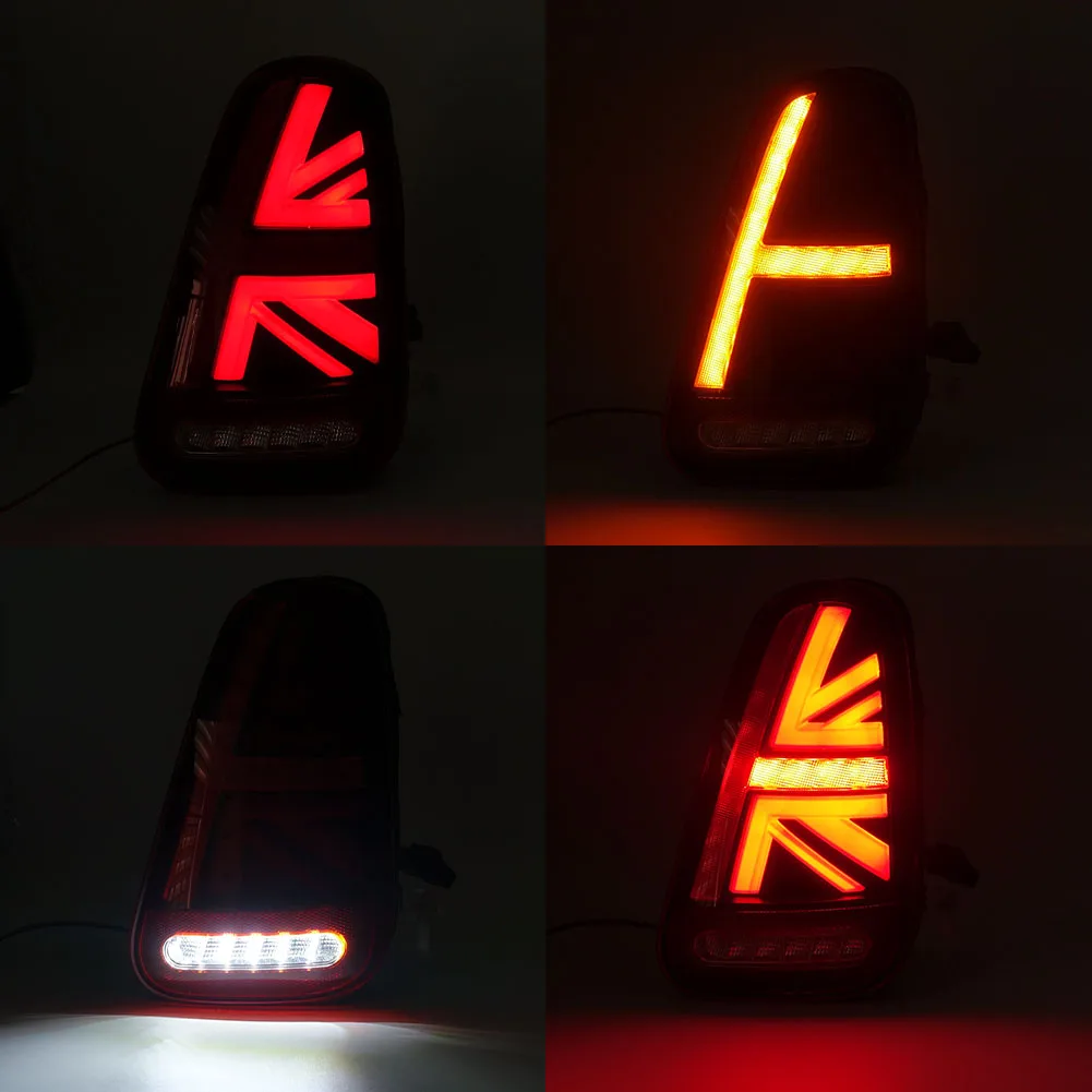 product led sequential taillights tail lights for bmw mini cooper r50 r52 r53 taillight 2000 2006 tail lamp plug and play457-9