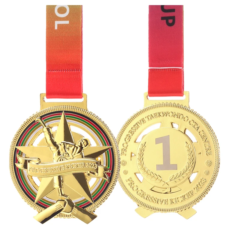 Manufacturer Customized Karate Judo Jiu Jitsu Taekwondo Kung Fu Sports Award Medals supplier