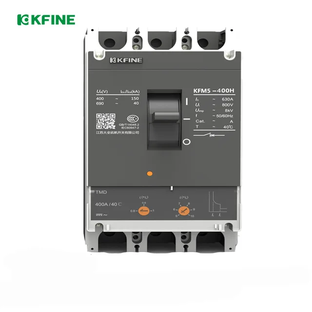 KFM5-400 4P MCCB Factory direct New design DAQO KFINE  KFM5-125  MCCB