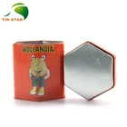 Biscuit Can Customized Metal Packaging Hexagon Biscuit Cookie Tin Can With Lid