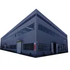Fabricated Structure Textile Industry Plant / Pre Fabricated Steel Shed Structure Workshop