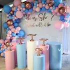 Wedding Acrylic Plinth Cake Stand Set For Dessert Table Wedding Plinths Display Set Cylinder Table For Party