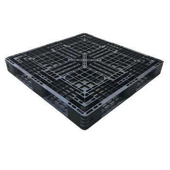 Plastic Export Pallet 1100x1100 Mm Cheap Black Plastic Pallet For One-way Shipment Cheap Price Export Plastic Pallet