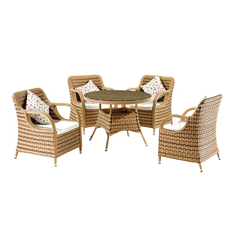 rattan garden egg set