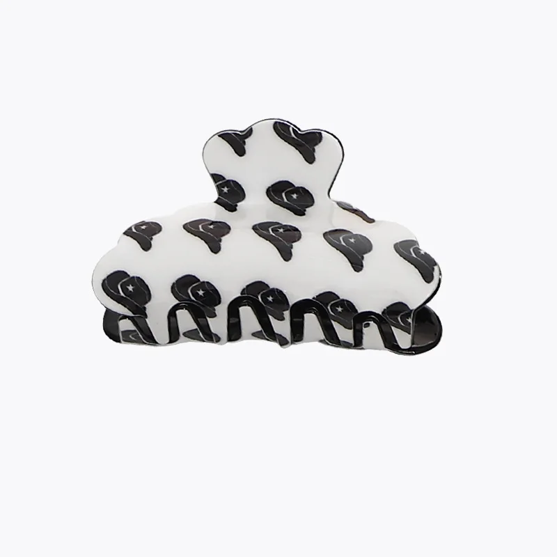 2022 New Design Low Moq Dropshipping Acrylic Shoes cowboy boot hair claw cowboy hat hair claw clip For Women Girls 40 Ha1bc559d14ed413484c945e6e02f0abd6