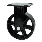 Wheels Black Caster Wheel Rueda Vintage Style Heavy Duty Industrial Black Cast Iron Caster Wheels