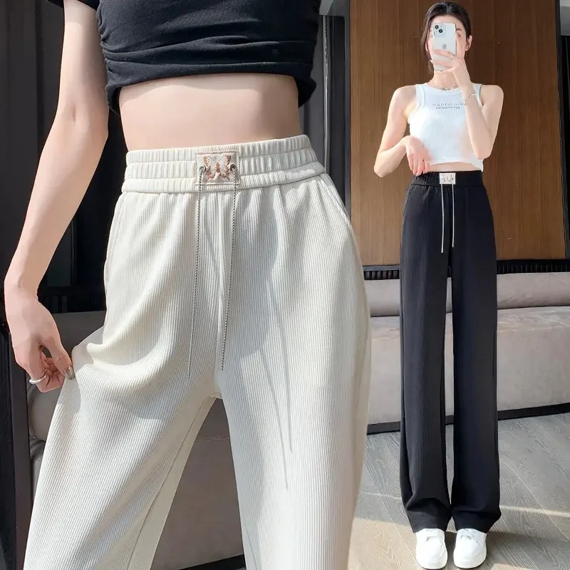 GRAPENT Pants for Women Work High Waisted Dress Pants Business Casual Relaxed Fit Straight Leg Elastic Waist Trousers