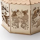Decoration Wooden Professional New Style Home Decoration Hollow Out House Shaped Box Wooden Arts Crafts