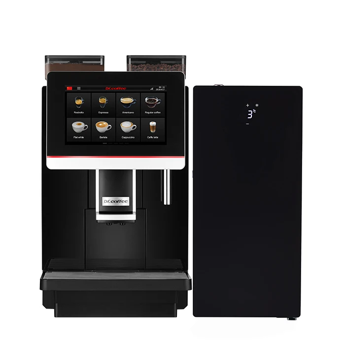 Dr.coffee Coffeebar Plus Cafe Use Commercial Coffee Machine With Sc10 Milk  Fridge - Buy Coffee Machine,Super Automatic Coffee Machine/automatic Coffee  ...