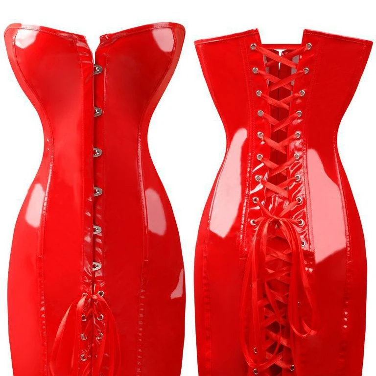 Besmetten versneller Noord West Sexy Women Sleeveless Red Black Pvc Leather Dress Latex Erotic Club Bandage  Costumes Lace Up Erotic Strapless Sheath Hollow Out - Buy Pvc Leather,Belly  Closing Body Shaping Clothes,Body Shaping Clothes Product on