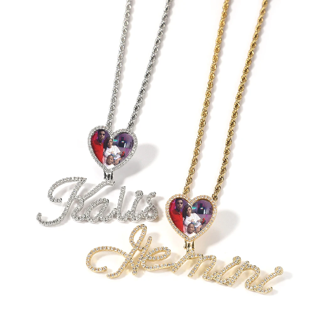 Photo Frame Pendant Necklace 