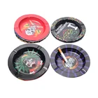 Hot Sale Top Inquiry Customizable Metal Material Small Tinplate Plate Smoke Rolling Tray Ashtray