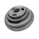Competition Free Weights Fitness Competition Weight Lifting Standard 3 Hole Barbell Rubber Bumper Plates