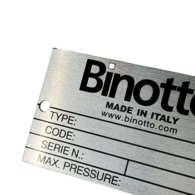product custom laser engraved aluminum machine nameplate ss etching metal label etched stainless steel name plate-12