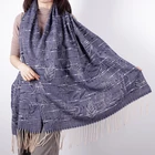 Scarf 2021 Fashion Wool Printing Customized Scarf For Women High Quality Designer Scarf