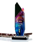 Award Crystal UV Printing Customized Champion Award Crystal Award Trophy