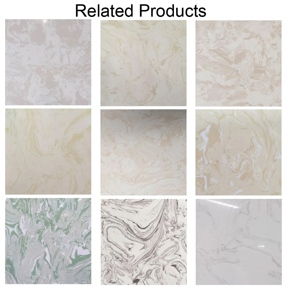 product ydstone modern rose beige artificial marble tiles cut to size for villa exterior staircase wall hotels floors bathrooms malls-2