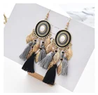 Earrings Earrings Bohemian Tassel Handmade Long Exaggerated Earrings Retro Nostalgic Female Earrings