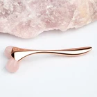 Jade 3d Massage Roller Natural Jade Roller Facial Slimming Body Massager Y-Shape Roller Face 3D Massage