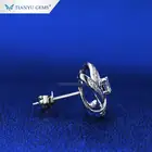 14k Gold Earring Goldearrings 18k Earring Tianyu Gems Custom Jewelry Luxurious Moissanite 14k 18k Gold Fashion Earring