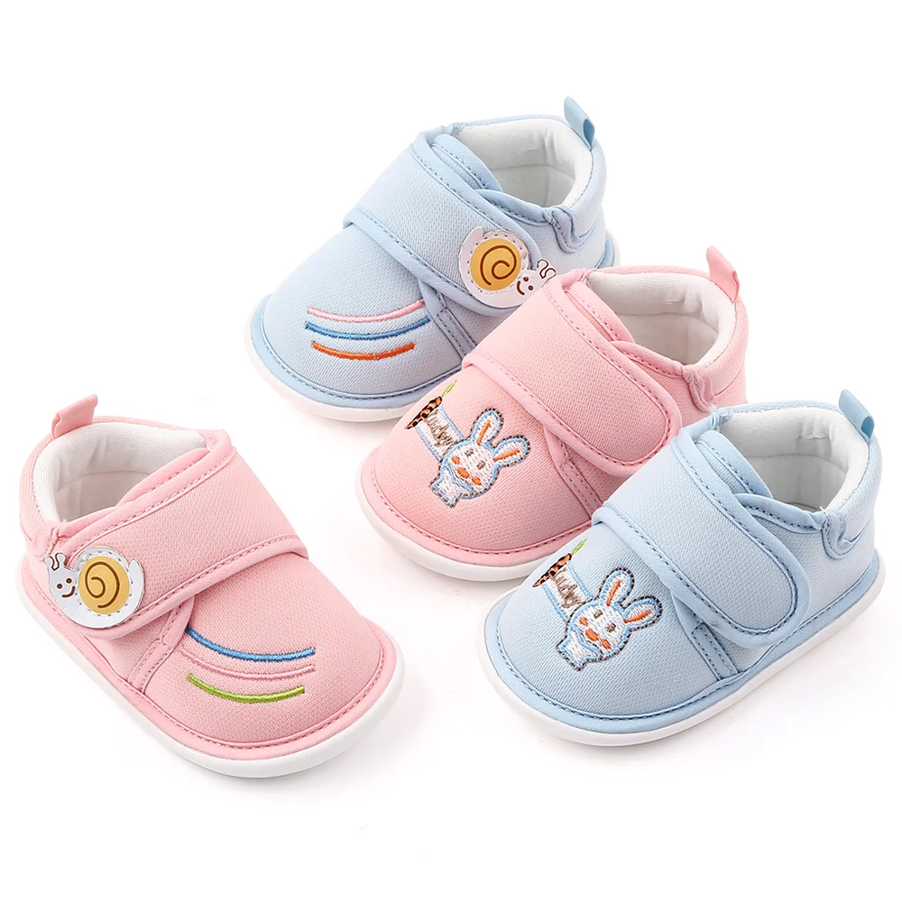 Walking Shoes Anti-Slip Baby Girl Over The Rainbow Rubber Sole Shoes 