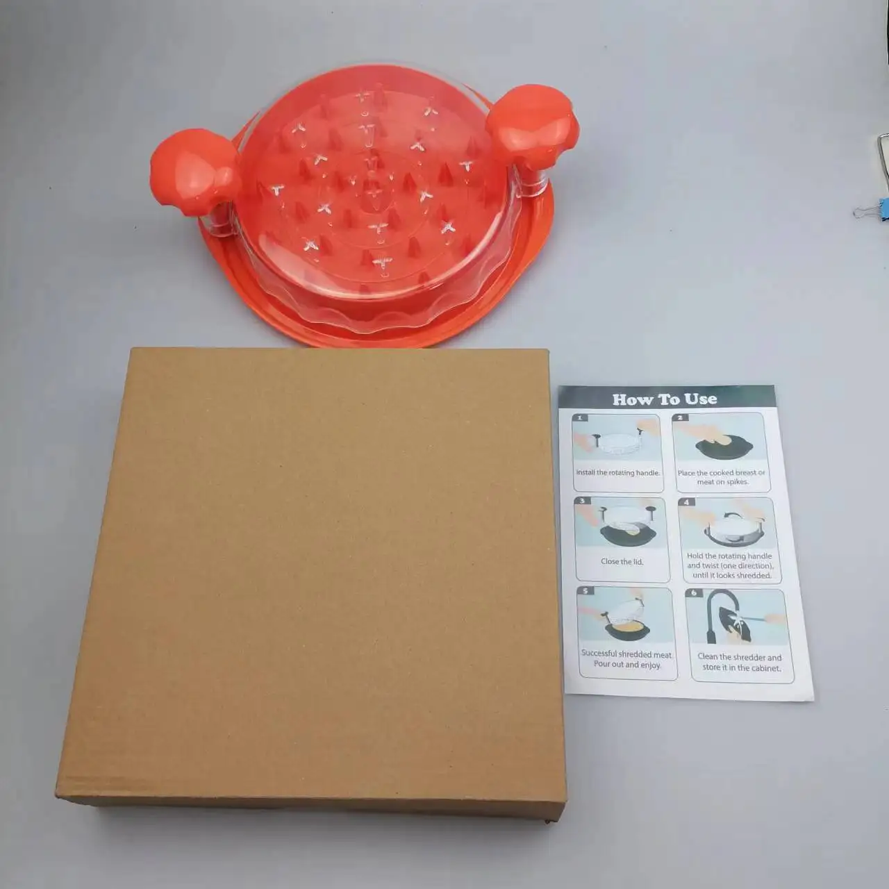 Customized Multifunctional Plastic BBQ Meat Shredder OEM ODM Pulled Pork Beef Chicken Grinder Pulled Pork Beef Chicken Shredder supplier