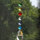 MH-1235 Wholesale Crystal Chandelier Teardrop Pendant Hanging Suncatcher Ornament