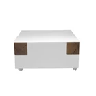 Table Professional Customized Wood Nordic Modern Glass Coffee Table Living Room Furniture