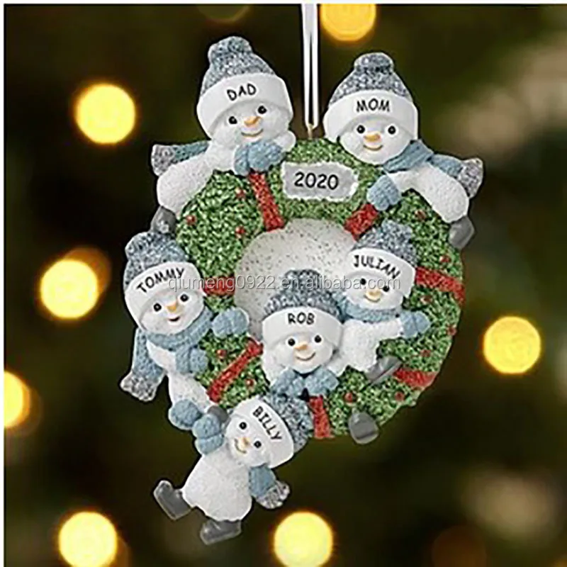 Pendant DIY Name Blessing Christmas Ornaments Personalized Christmas