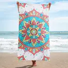 Beach Towel Beach High Quality Custom Logo Quick Dry Microfiber Suede Printed Beach Towel Sand Free