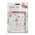 Nail Stickers Chinese Guangzhou Nail Supplies Cartoon Designs Nail Art Stickers Decals 3D