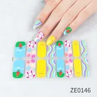 Butterfly Beauty Cute Flower Butterfly Colorful Design Summer Feel Nail Stickers Full Nail Strips