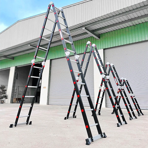 Multi Position Folding Ladder Aluminium Multi Purpose 4x4 Steps En131