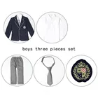 Regular Length Good Elasticity Unisex Comfortable High Quality School Shirts Uniform