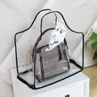Bag China Plastic Drawstring Protective Cover Pvc Transparent Dustproof Handbags Storage Bag Made In China