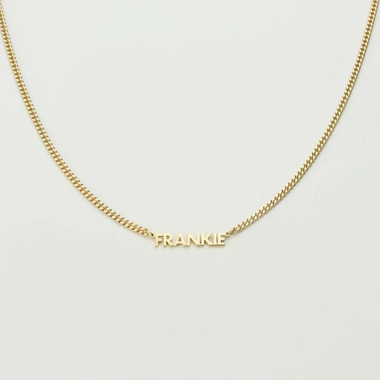 Customised Name Necklace Stainless 